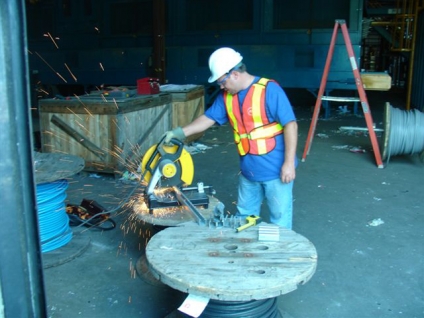 Rob at work in Sudbury