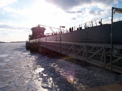 Recently RG worked on installation of large hp DC  drives and PLC upgrade on a Laker coal unloader, 2009